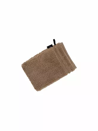 VOSSEN | Gant de toilette VIENNA STYLE SUPERSOFT 16x22cm Evergreen | camel